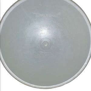 Vintage Tupperware White Large Canister